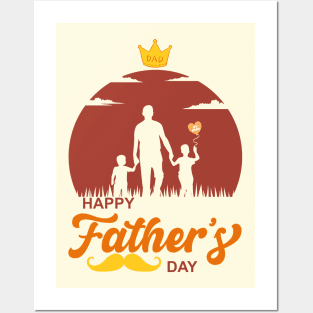 Fatherhood's Enduring Love: Honoring Dads Posters and Art